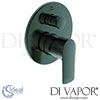 Ideal Standard Connect Air Concept Air Built-In Magnetic Grey Bath Shower Mixer Spare Parts